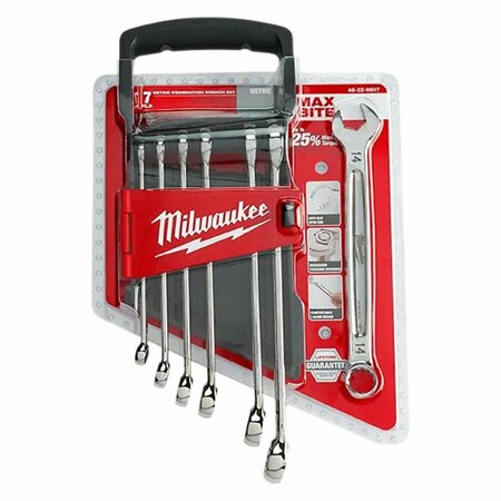 MILWAUKEE TOOL 7-Pc Metric Combination Wrench Set ML48-22-9507